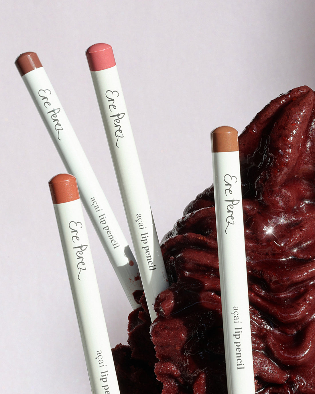 organic lip pencil in its sustainable waste-free packaging