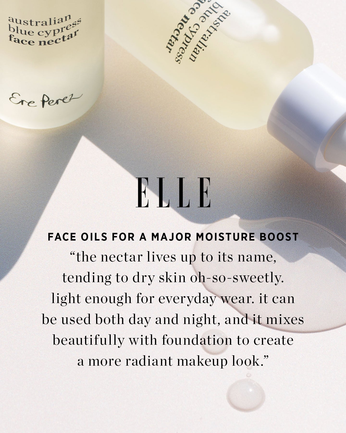 australian blue cypress face nectar