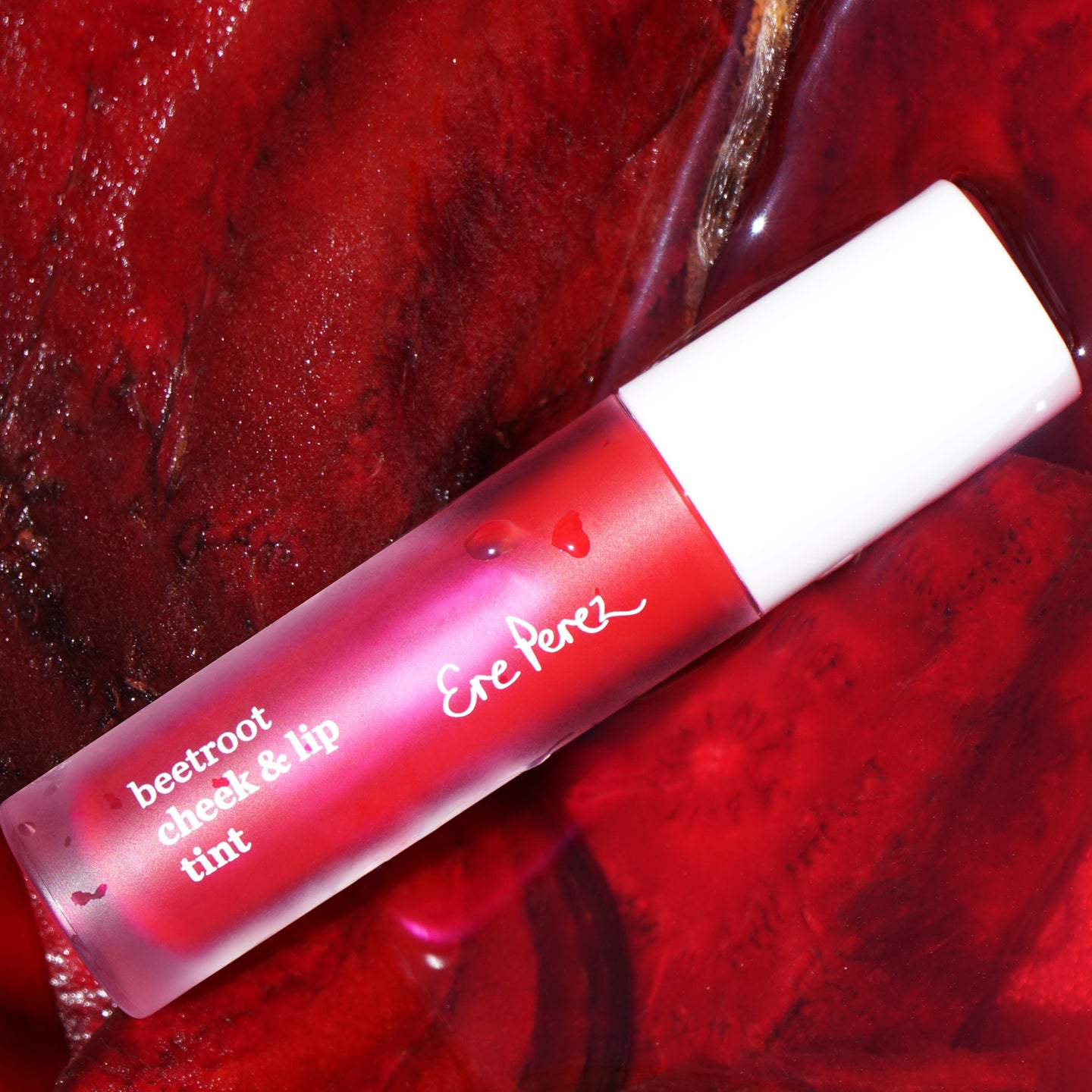 Ere Perez natural & plastic free beetroot cheek & lip tint multi-use bottle