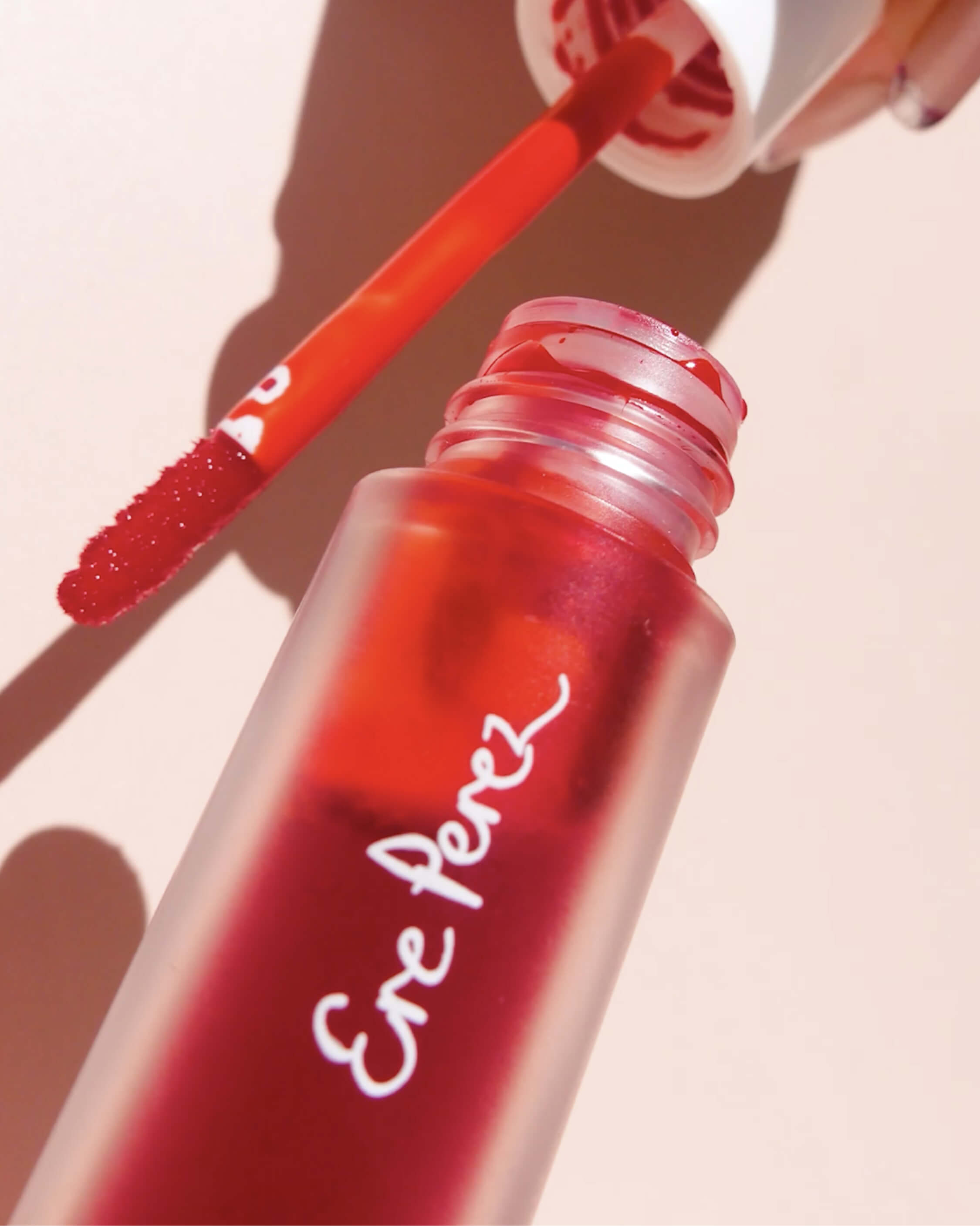 Ere Perez organic & plastic free beetroot cheek & lip tint multi-use bottle, for a gentle long-lasting effect