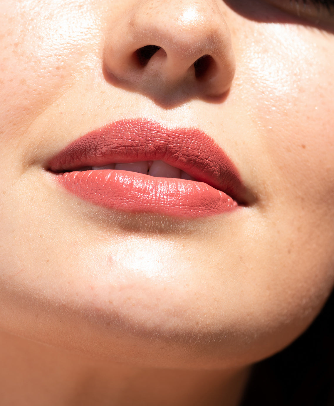 gentle natural coco crayon by Ere Perez applied on skin for long-lasting bold colour