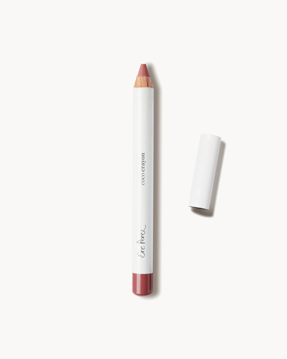 Lip liner pencil in the shade grace with cap on a white background