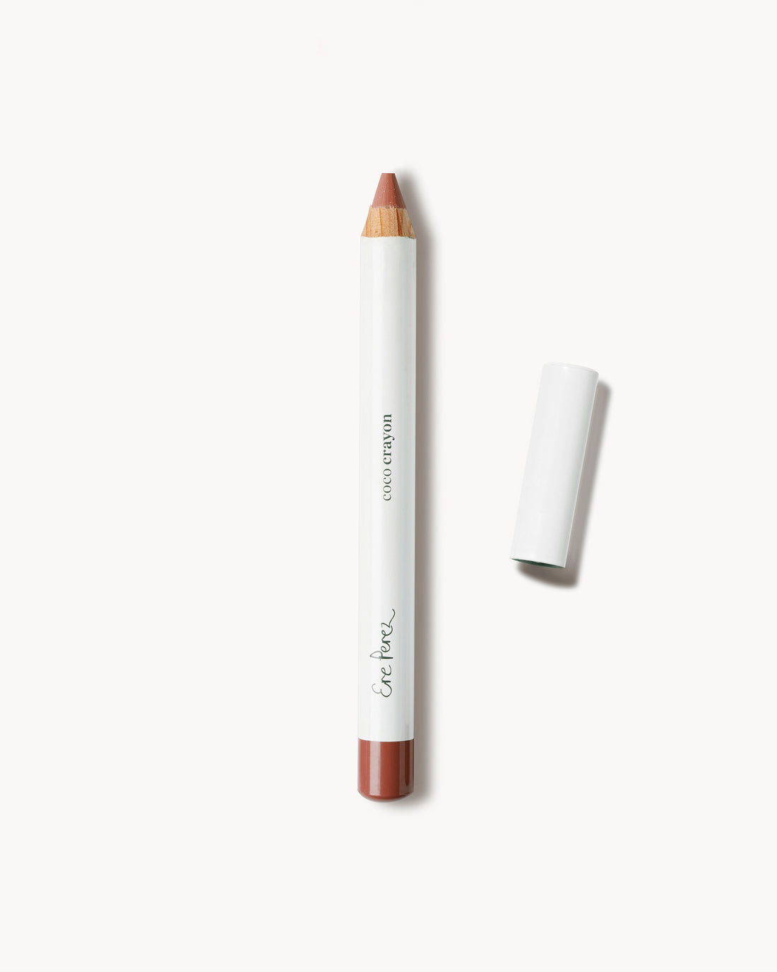 Lip liner pencil with cap on a white background in shade muse