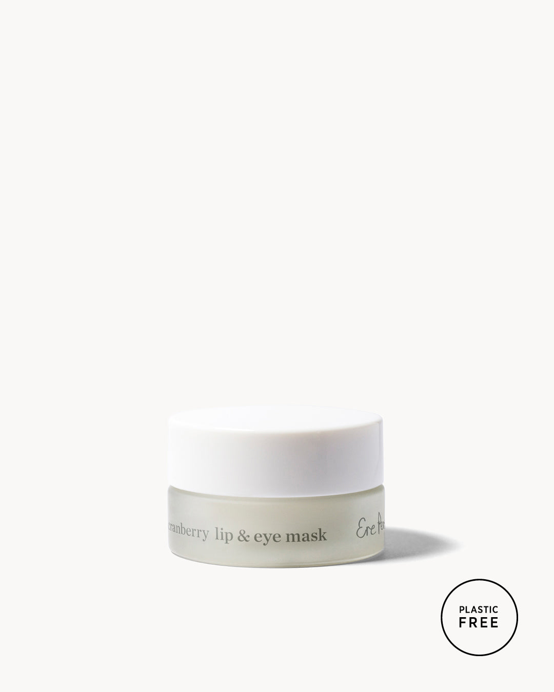 cranberry lip & eye mask by Ere Perez in its plastic-free pot