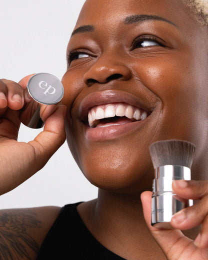 eco vegan retractable kabuki brush