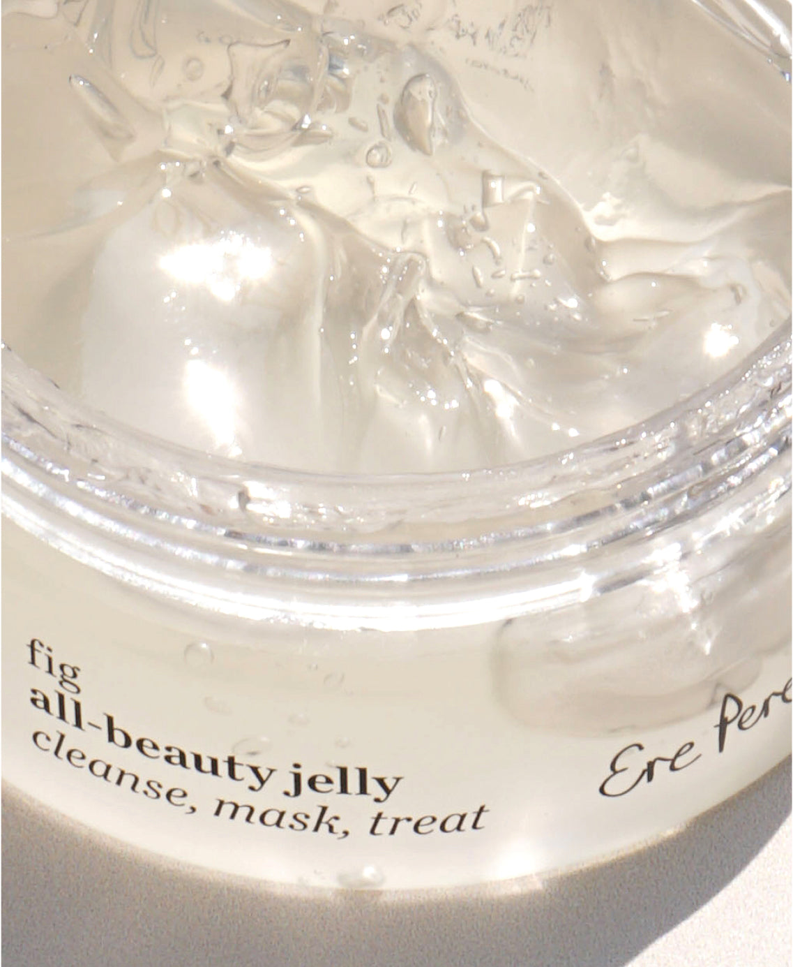 pot of organic fig all-beauty jelly by Ere Perez