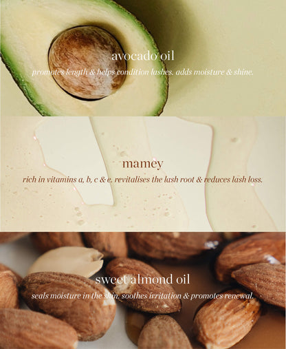 natural almond mascara Ere Perez