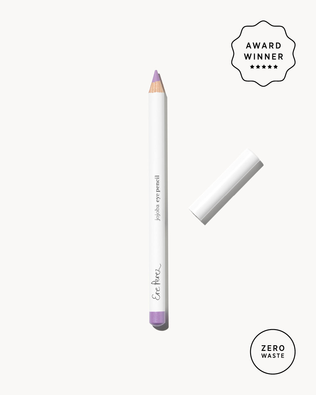 Natural award winning jojoba eye pencil in its eco-friendly packaging
