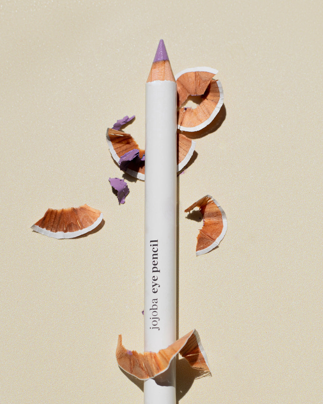 organic jojoba eye pencil sharpened with eco duo sharpener