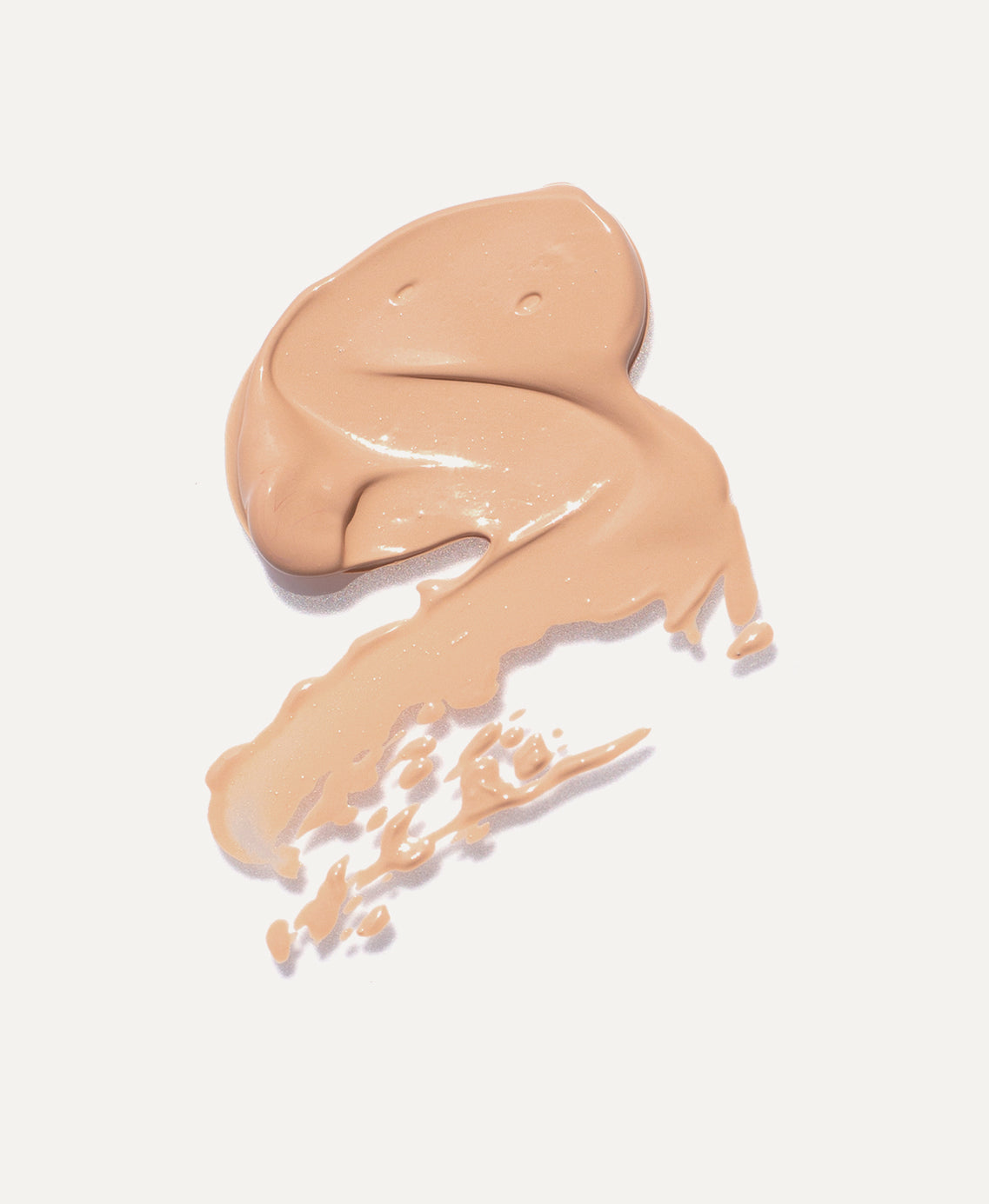 Swatch of natural & nourishing lychee creme corrector Ere Perez