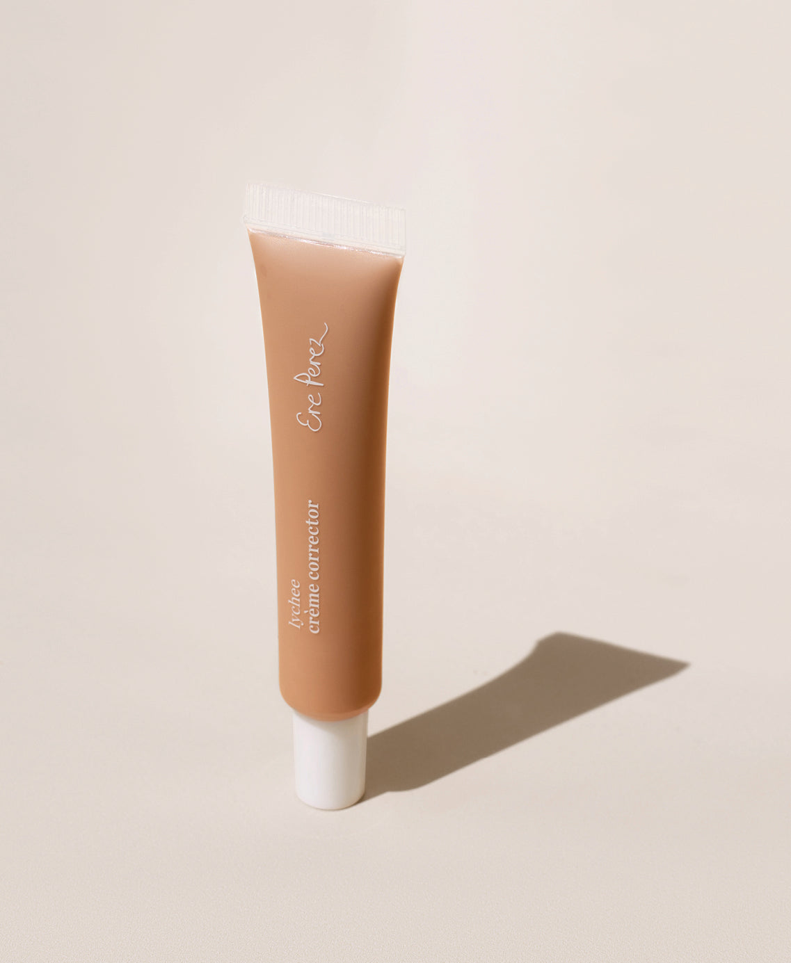 Bottle of lychee creme corrector for clear and hydrated skin