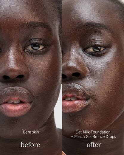 peach gel bronzing drops