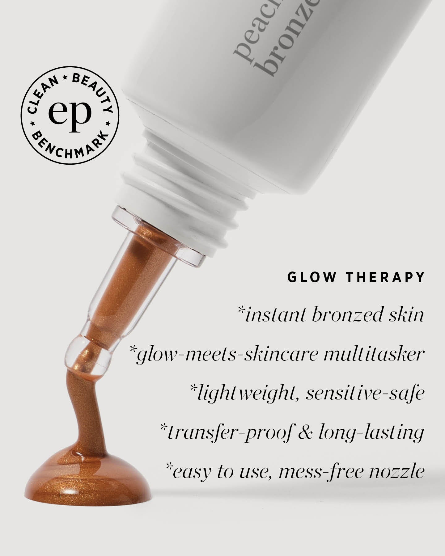 peach gel bronzing drops