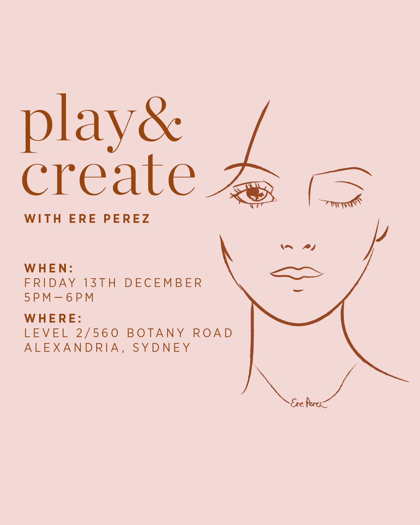 SOLD OUT! play & create: sydney popup