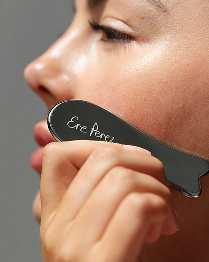 durable gua-sha made of medical grade steel for a gentle sculpt