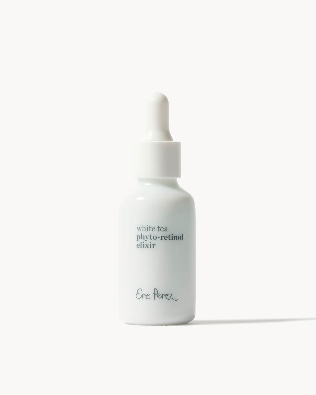 Natural white tea phyto-retinol elixir in its recyclable packaging