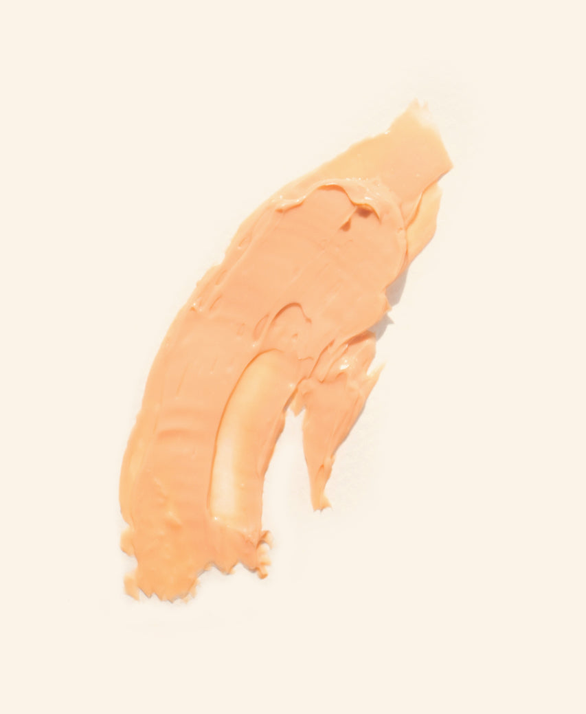 swatch of organic wild tomato riche crème by Ere Perez