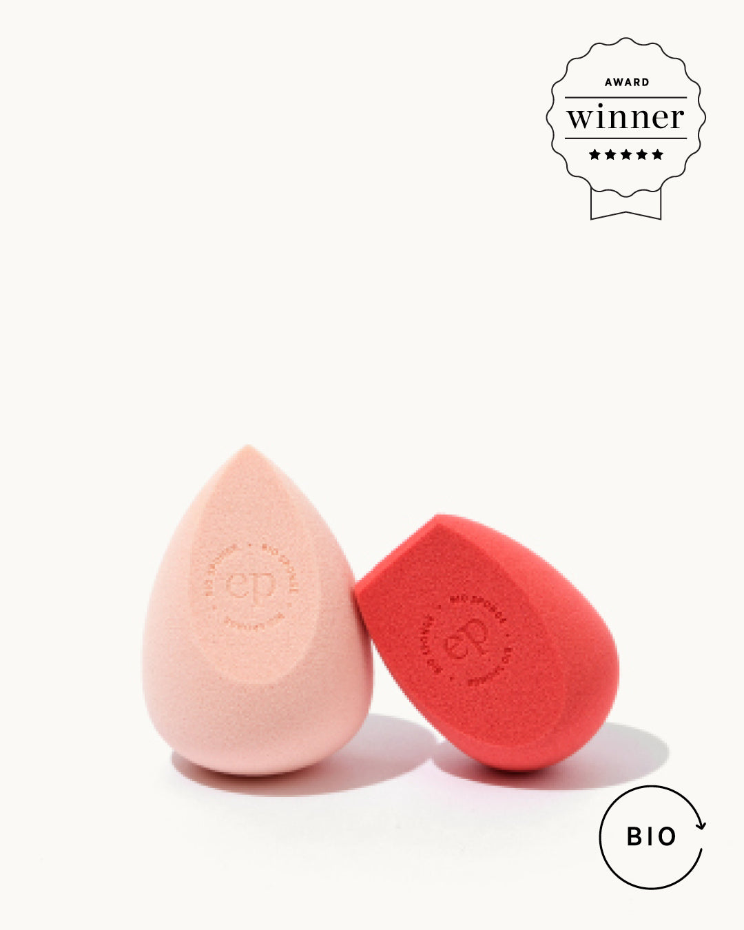 2 beauty sponges from natural origin by Ere Perez