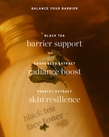 black tea face toner