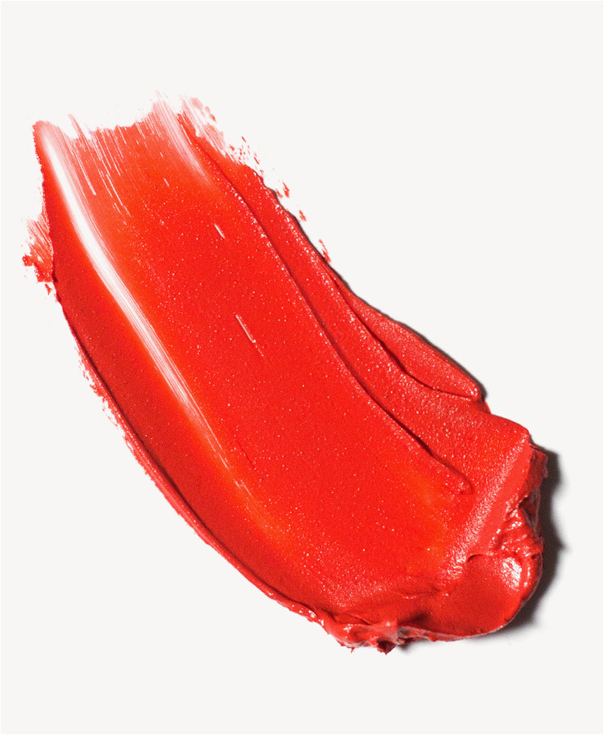 swatch of all-natural carrot colour pot by Ere Perez