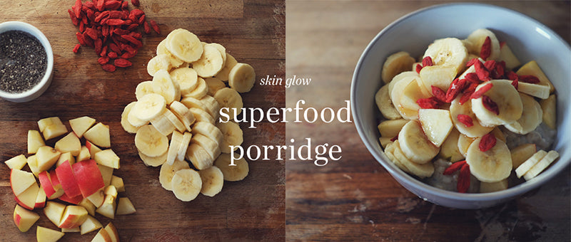 superfood porridge for skin glow