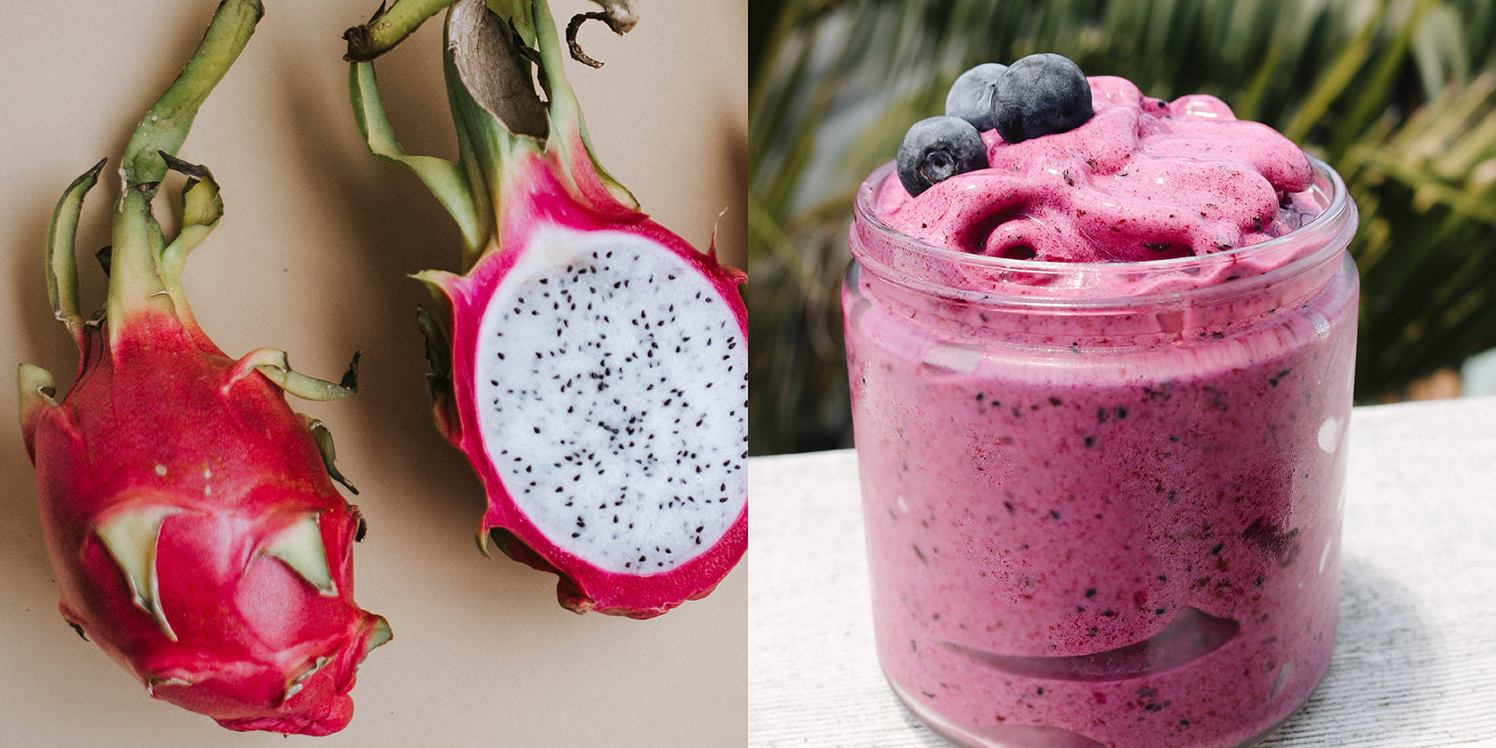 pink pitaya smoothie bowl