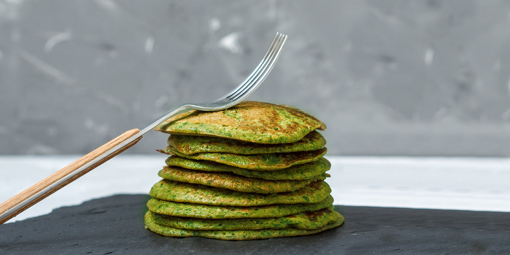 flourless green goodness pancakes