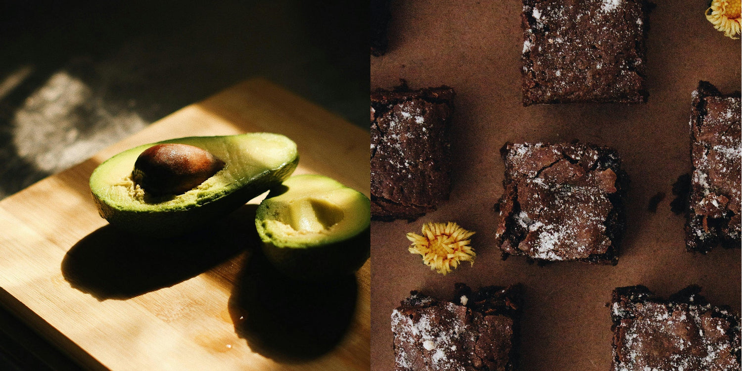 chocolate avocado brownies