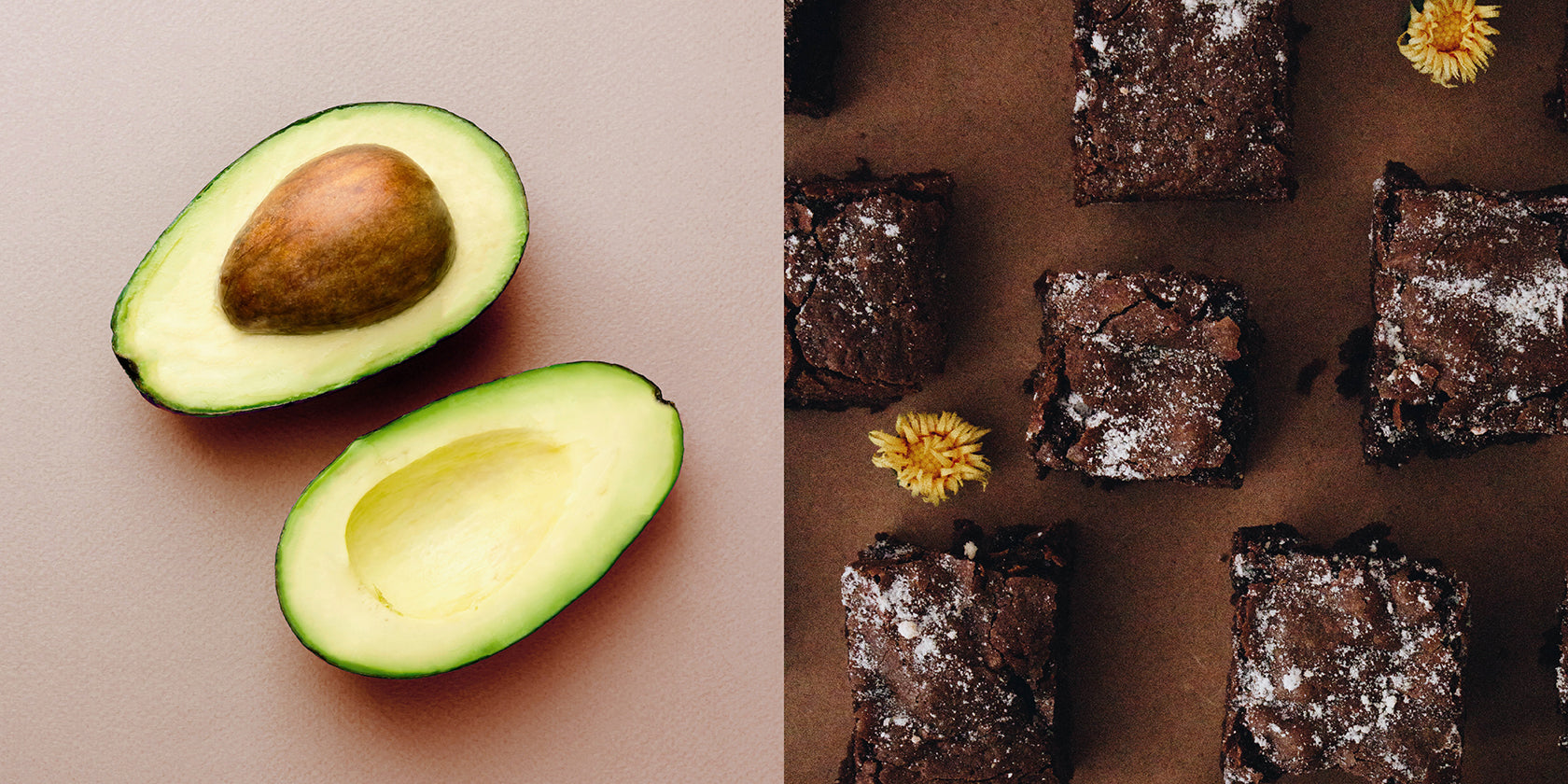 fudgy avocado brownies