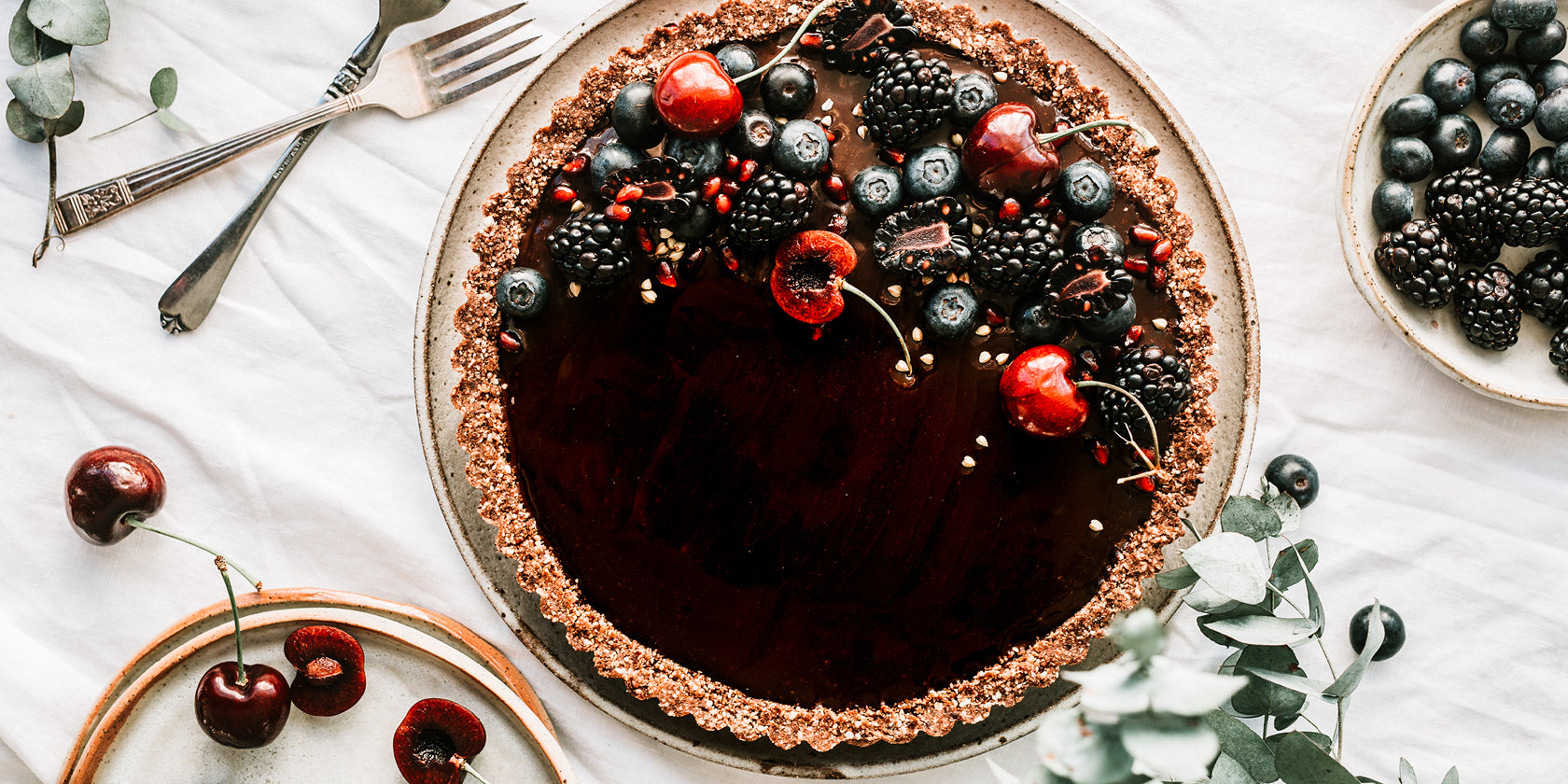 cacao ganache tart