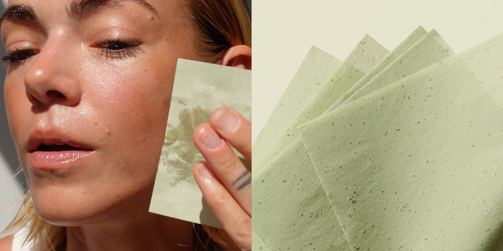 introducing green tea oil control papers