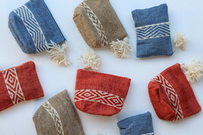 handwoven mexican pouch