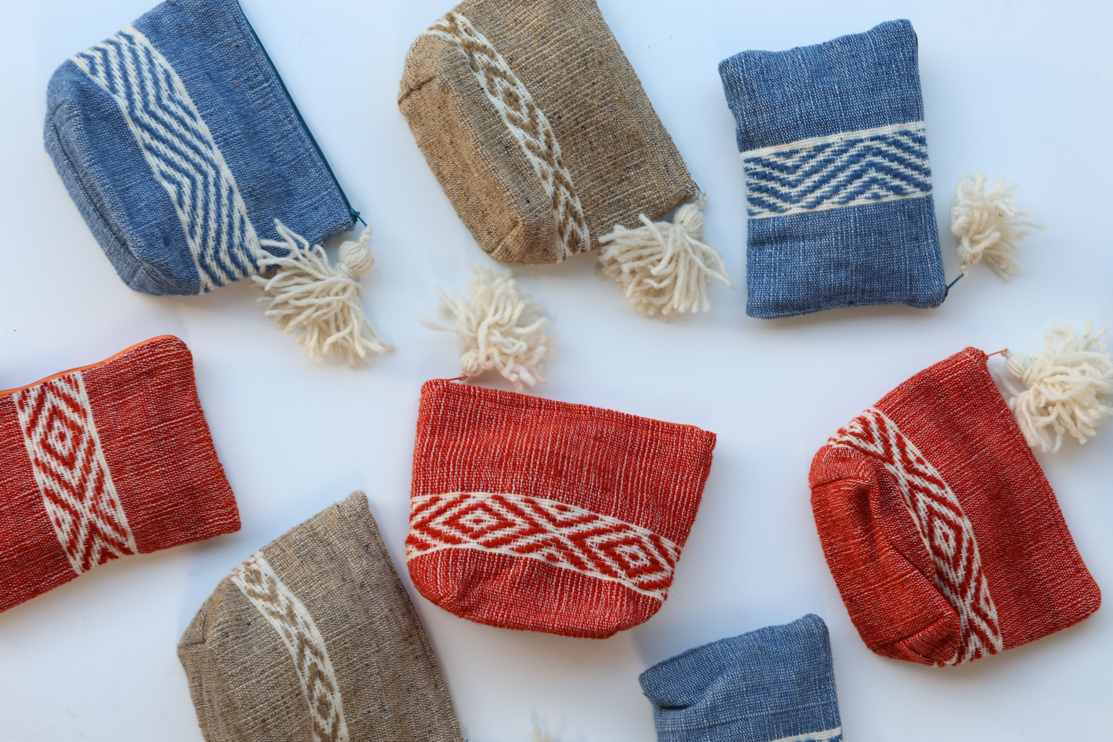 handwoven mexican pouch