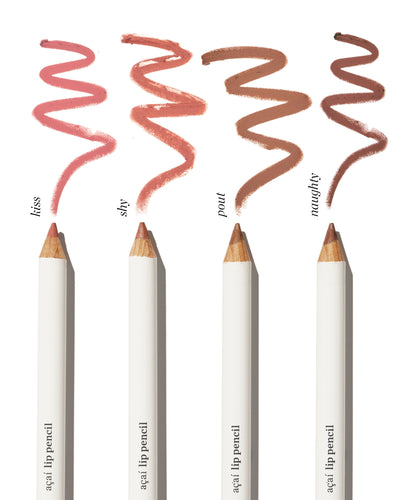 organic lip pencil in its sustainable waste-free packaging 