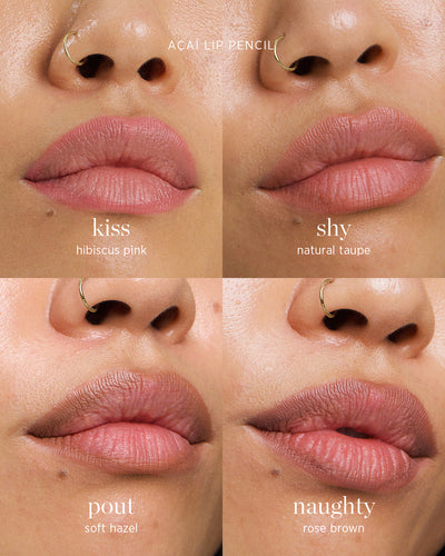 organic lip pencil in its sustainable waste-free packaging 