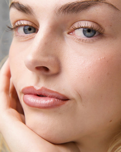 organic lip pencil in its sustainable waste-free packaging 