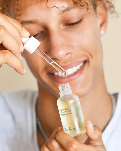 australian blue cypress face nectar