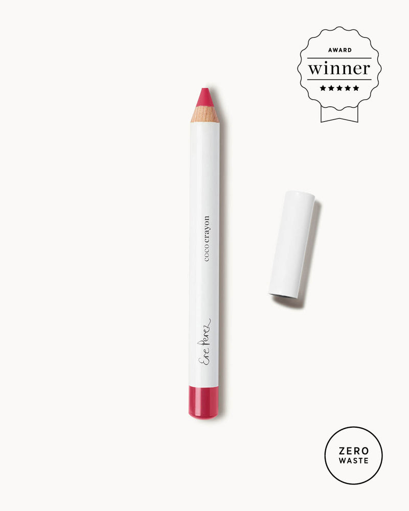 All-natural coco crayon in its zero waste packaging award winner of best of beauty by allure  #shade_babe