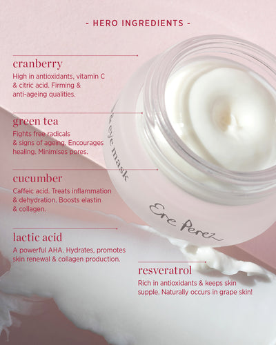 cranberry lip &amp; eye mask