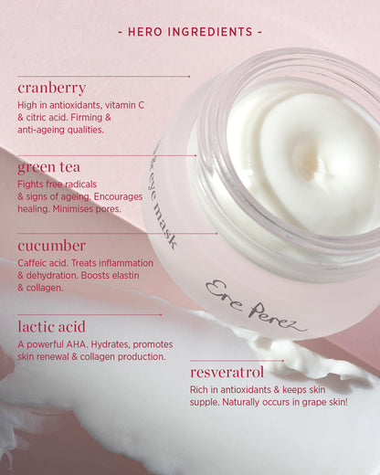 cranberry lip &amp; eye mask