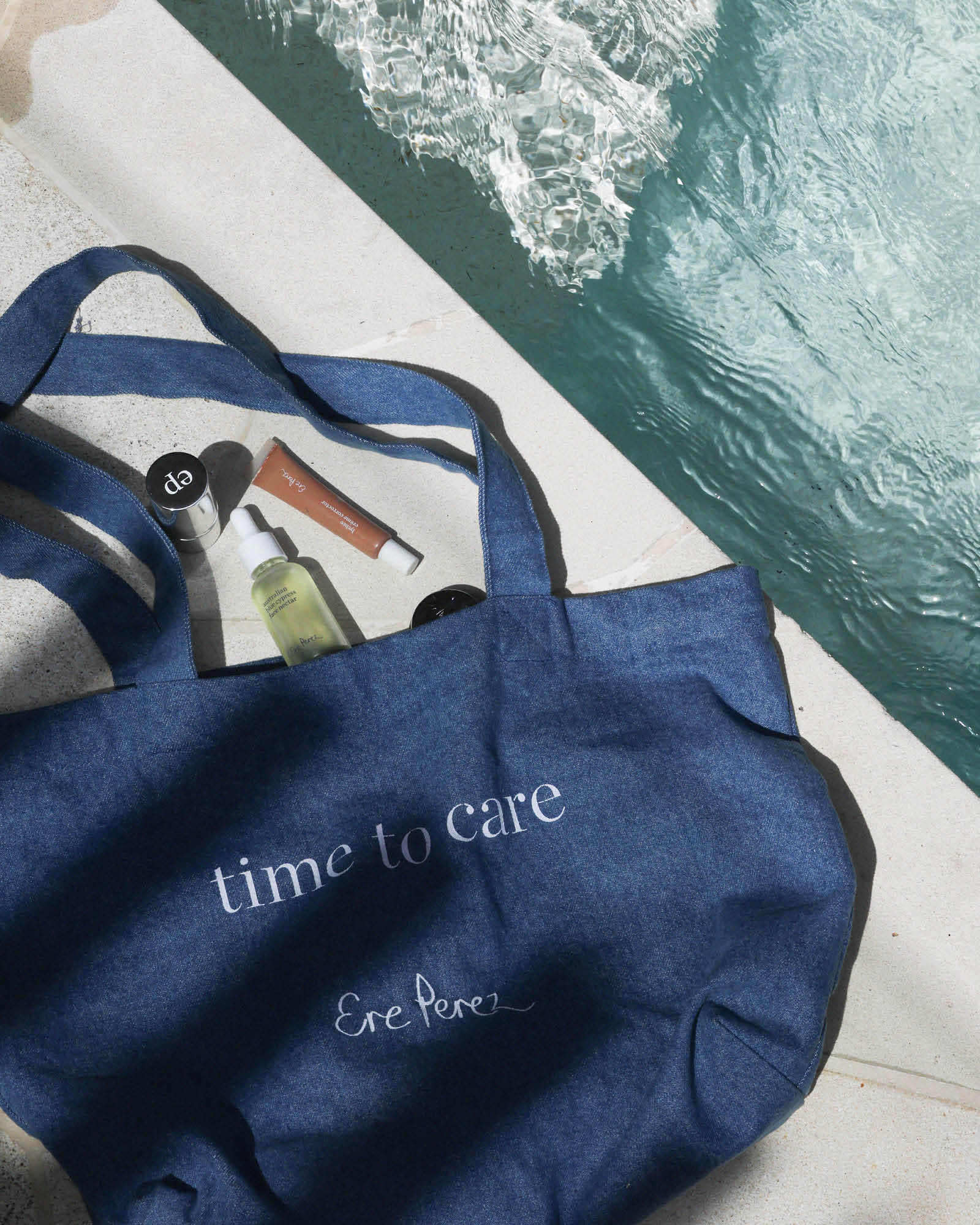 denim daily tote