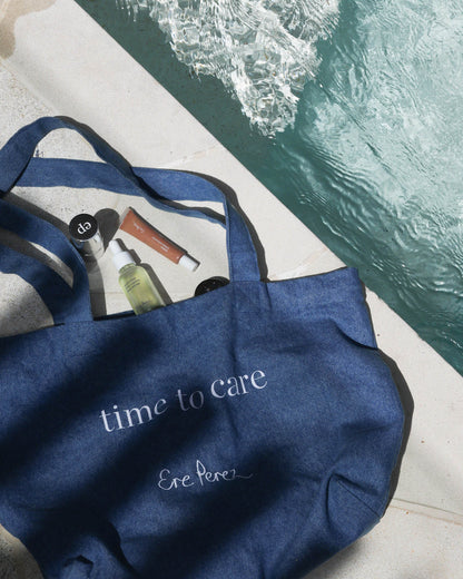 denim daily tote