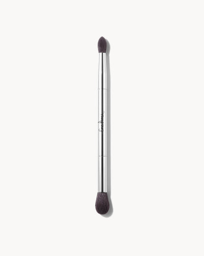 Eco vegan eye duo brush product on white background