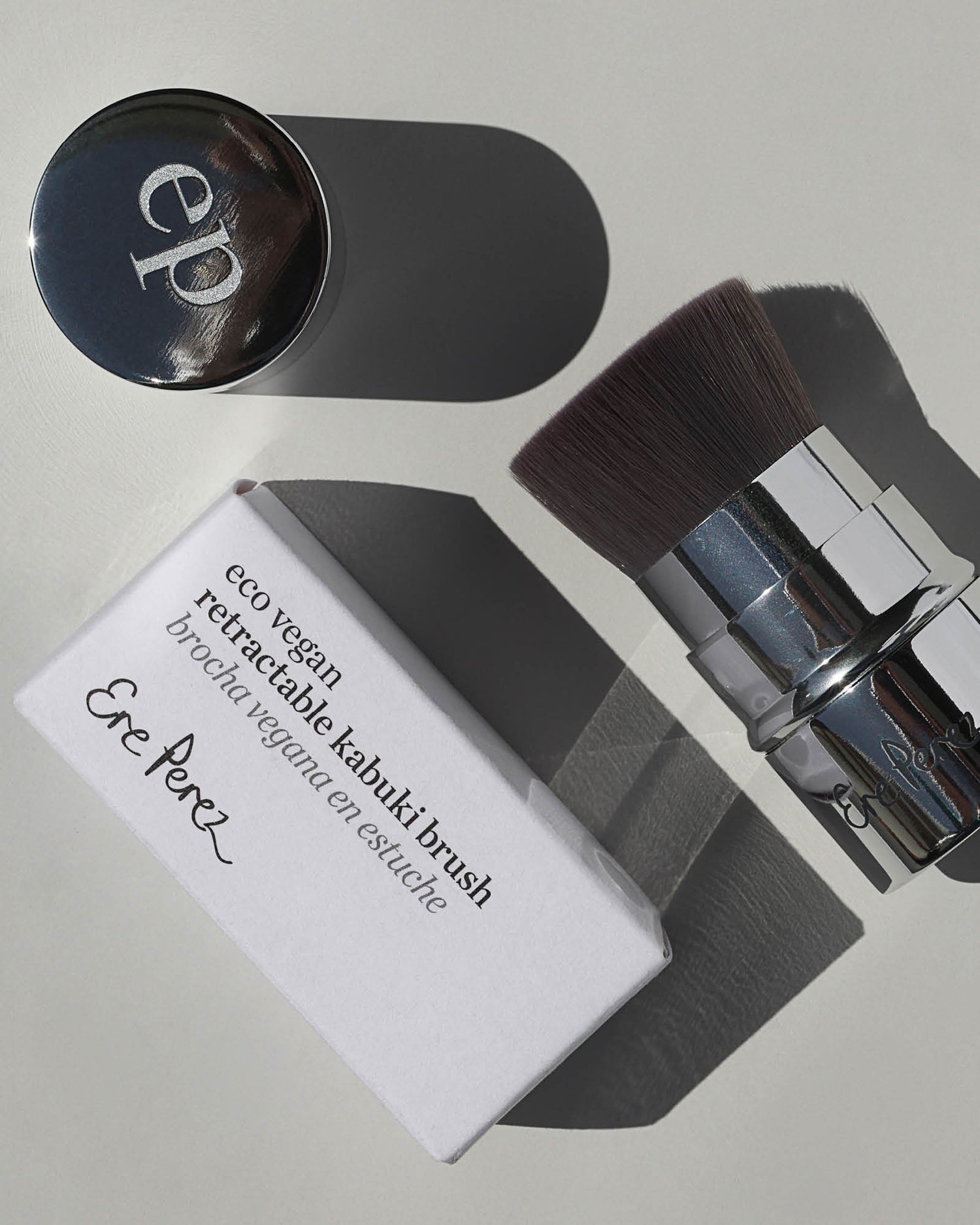 eco vegan retractable kabuki brush