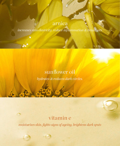 All natural main ingredients in arnica all-cover pot Ere Perez