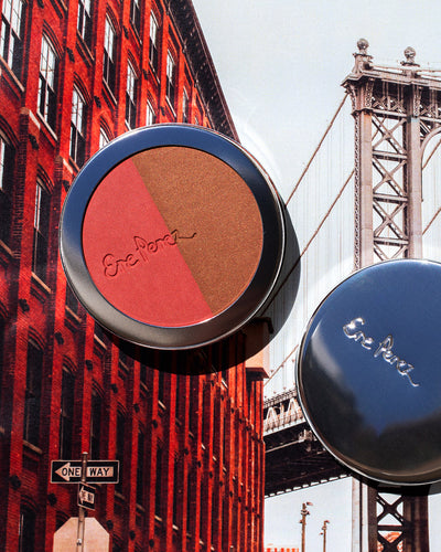 Natural wheel of rice powder bronzer &amp; blush in it&