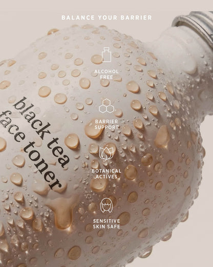 black tea face toner