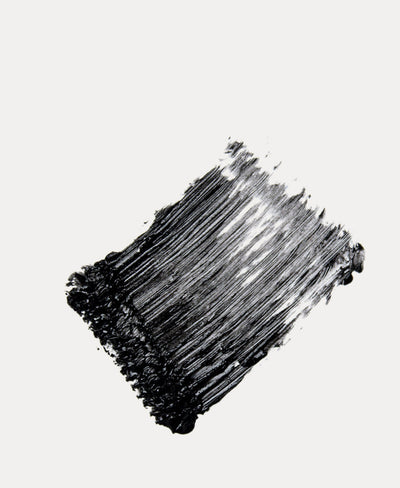 swatch of organic natural almond mascara by Ere Perez  