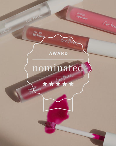 Organic mango lip honey by Ere Perez award nominated gloss