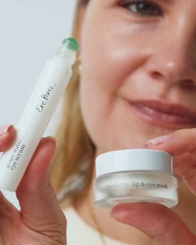 eye revival ritual by Ere Perez applied on the skin for a refreshing sensation